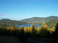 Der Blick vom Cozy Guesthouse