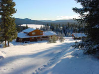 Das Cozy Guesthouse im Winter