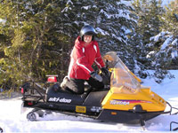 Snowmobiling