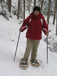 Snowshoe walking