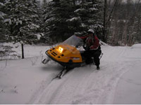 Snowmobiling