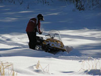 Snowmobiling