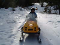 Snowmobiling