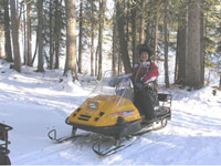 Snowmobiling
